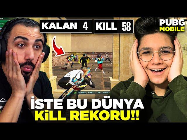 İŞTE BU DÜNYA KİLL REKORU!! BARIŞ G NİN KİLL REKORUNU KIRDIM? - PUBG MOBİLE