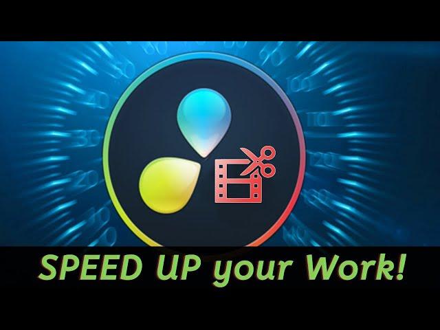 SPEED UP your editing in DaVinci Resolve