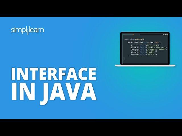 Interface In Java | Java Interface Tutorial | Java Interface Example | Java Tutorial | Simplilearn