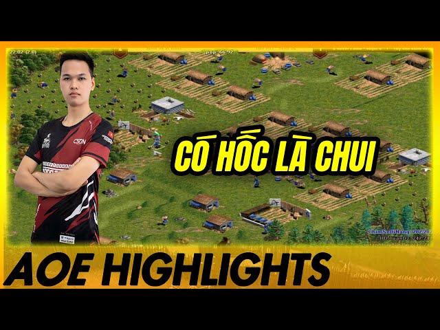 Tiếp tục là Minoan và pha CHUI HỐC QUÁ THẦN THÁNH | AoE Highlights #aoe