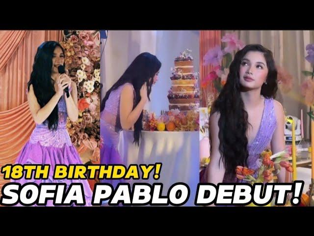 FULL VIDEO: SOFIA PABLO Tropical 18th BIRTHDAY Unseen Footage STAR STUDDED