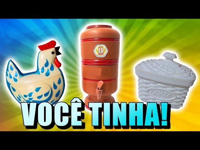 50 COISAS QUE TODO MUNDO TINHA EM CASA (ANOS 80 e 90)!