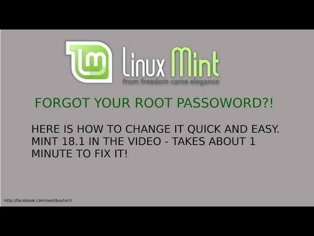 Forgot your Linux root password? How to reset it!