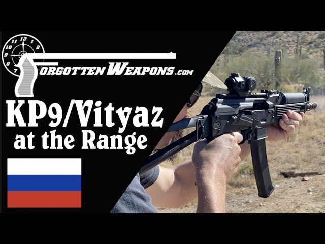 Kalashnikov USA KP-9 (Semiauto Vityaz) at the Range