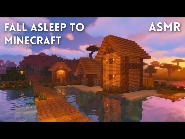 ASMR ️ Walking in Minecraft Until You Fall Asleep  Ear to Ear Whispering