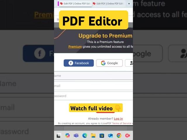 How to Edit PDF File in Mobile || #pdfeditor | #howtoeditpdffile | #pdfediting |#vicky_techintelugu