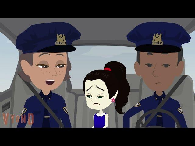 Mina is Arrested! Full Story - Conversation in English - Mina English - English Communication Lesson