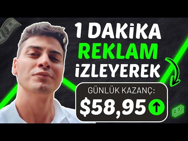 YENİ SİTE: 1 DAKİKALIK REKLAM İZLEYEREK $5 PARA KAZAN! - İnternetten Para Kazanma Yolları 2024