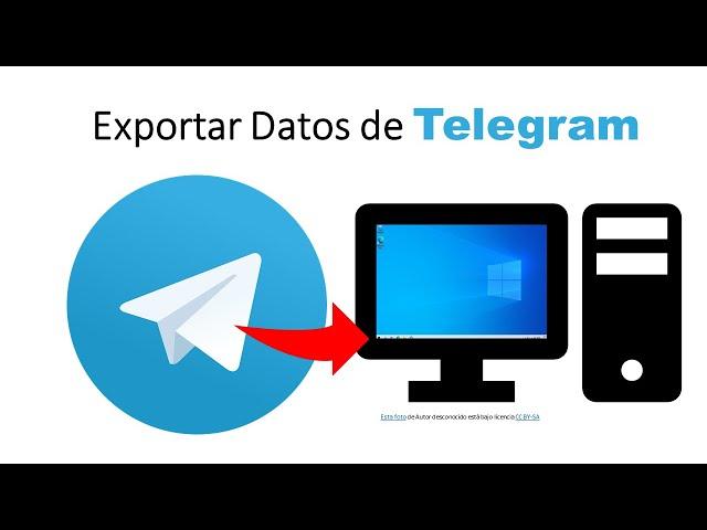 Cómo EXPORTAR datos de tus chats, canales, o grupos de Telegram en tu Pc