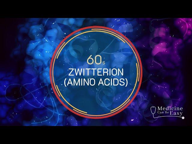 Biochemistry in 60 seconds: Zwitterion (Amino acids)