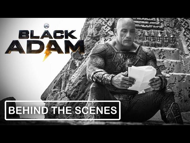 Black Adam Dwayne Johnson Behind the Scenes Footage