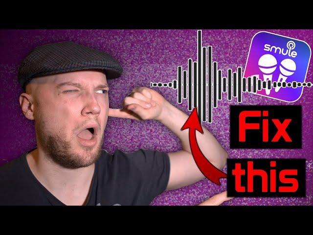 Fix the STATIC in your recording on Smule | 2022