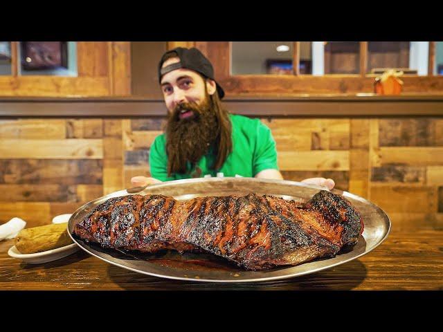 J & R'S 76OZ STEAK CHALLENGE | LONG ISLAND PT.3 | BeardMeatsFood