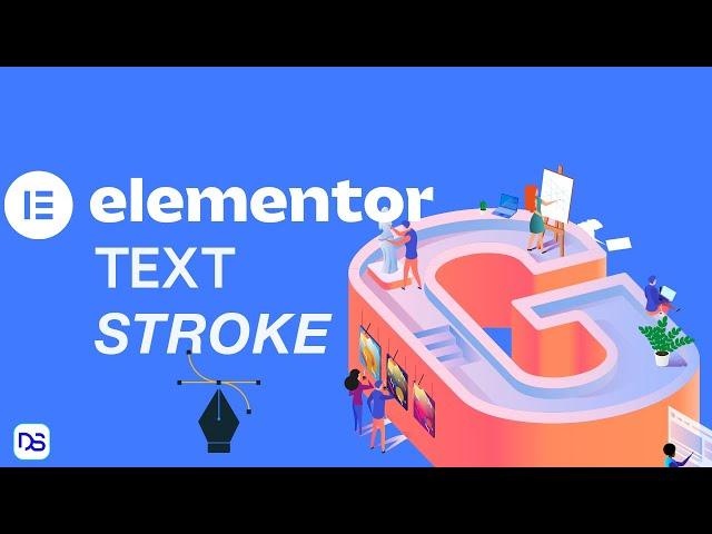 Elementor Text Stroke Effect Using Custom CSS (DESIGN TIPS)