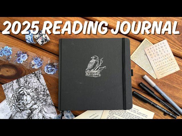 2025 Reading Journal Setup - Simple Grids and Collage Spreads