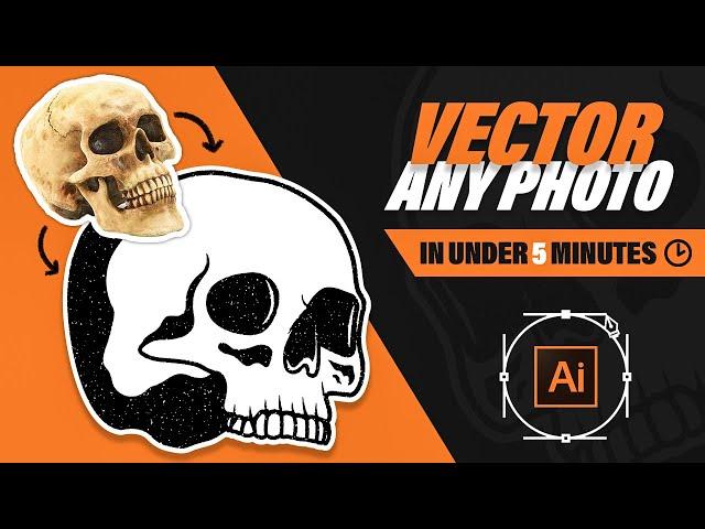 How To Vector Any Photo With Illustrator (In 5 Minutes Or Less!)