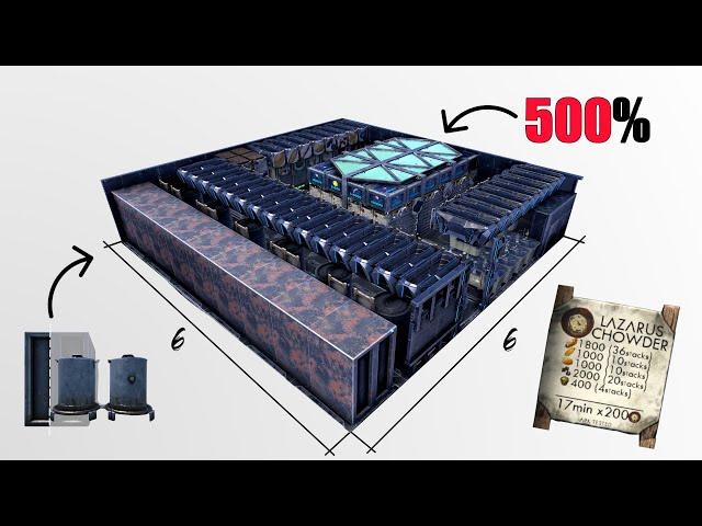 Greenhouse build | Stacked 6x6x2 | Perfect ratios painting canvas | ARK Survival Evolved