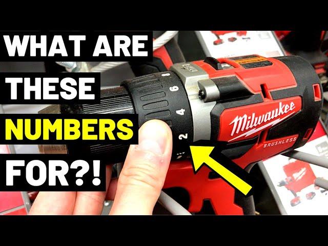 CORDLESS VS. CORDED DRILLS--What Are The Numbers For?! (Clutch Control / Slip Clutch / Torque Drill)