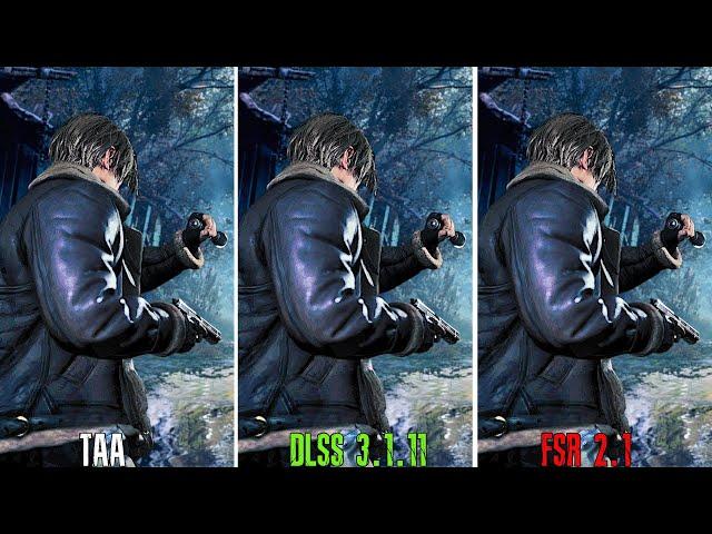 Resident Evil 4 Remake | How to install DLSS Mod | DLSS 3.1 Vs FSR 2.1 Vs TAA