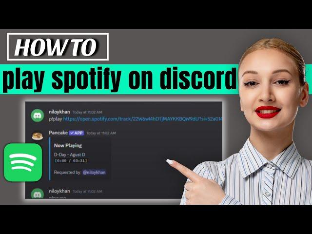 How to play spotify on discord bot 2025 | Connect spotify to discord