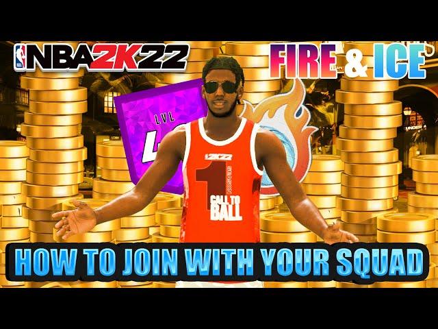 HOW TO JOIN THE FIRE AND ICE EVENT WITH YOUR SQUAD IN NBA2K22