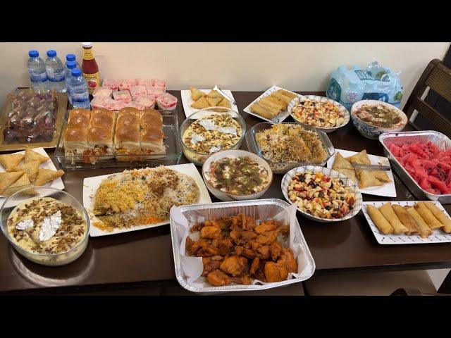 Grand Dawat Iftaar Vlog  | Tikka Biryani,Shahi tukrey,cheesecake,chicken sliders,Tandoori chicken