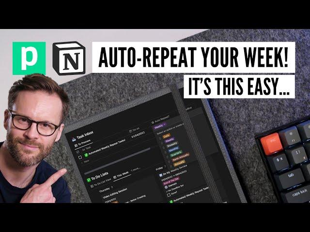 How To Automate Tasks In Notion: Recurring Tasks the Simple Way..!