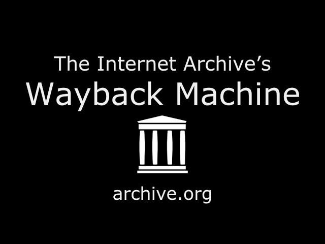 How to use the Wayback Machine