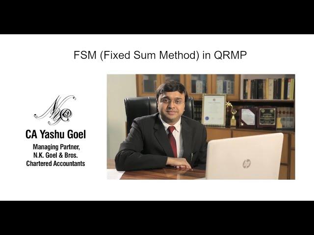 FSM (Fixed Sum Method) in QRMP