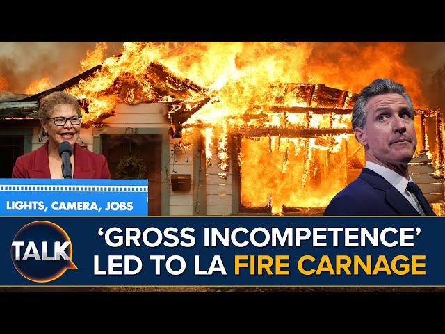 “RESIGN NOW”: Gavin Newsom Branded “Blithering Idiot” For Failing Californians Amid Wildfires