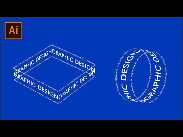 3D Text Topography With Adobe illustrator || Adobe Illustrator Design Tutorial