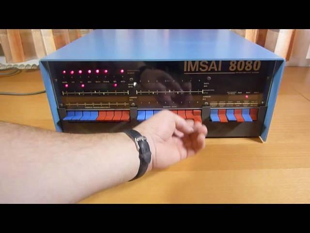 IMSAI 8080 from 1975 - one of the first personal computers