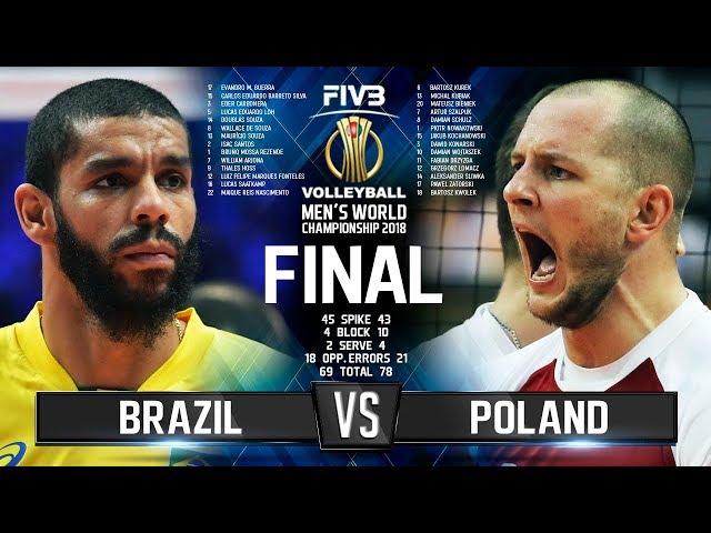 Brazil vs. Poland | FINAL |  Mens World Championship 2018
