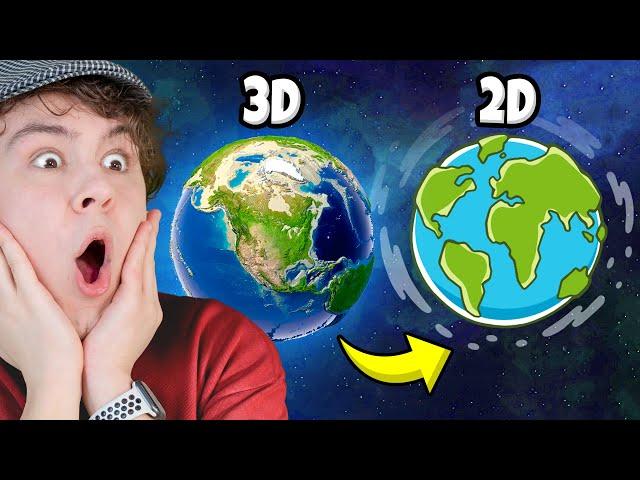 Wie sieht die ERDE in 2D aus? - Solar Smash 2D