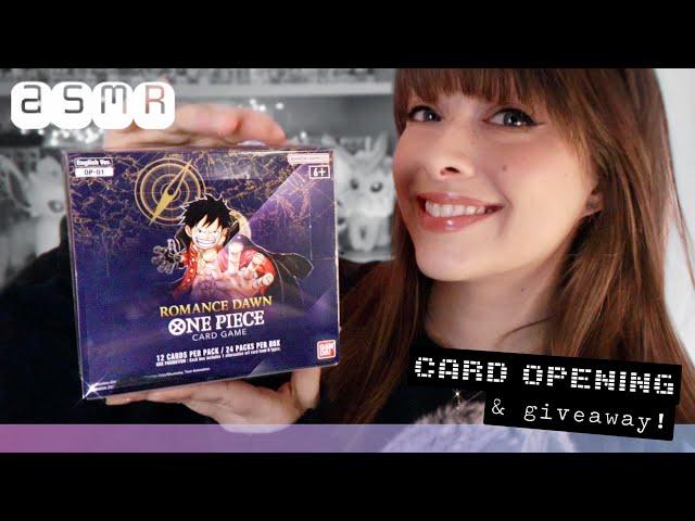 ASMR ‍️ One Piece Booster Box Opening Compilation! Whispers, Crinkles & Tapping!