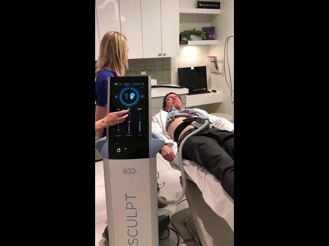 The first EMSculpt® treatment in Western Canada.