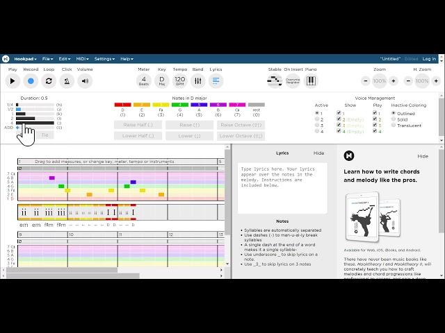 Songwriting Tool - HookTheory Tutorial/Review