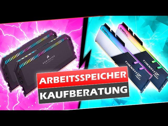 Der BESTE ARBEITSSPEICHER (RAM) für deinen GAMING PC! | DDR4 / DDR5 | TOP 10 - Kaufberatung 2023