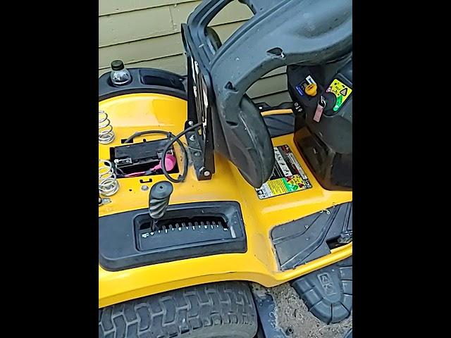 Cub Cadet Lawn Tractor. hard cranking or won't crank or start at all.