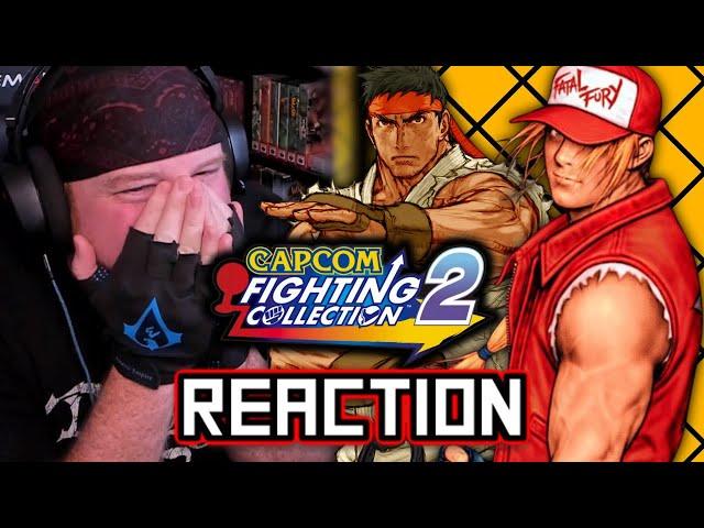 Krimson KB Reacts: CAPCOM FIGHTING COLLECTION 2!!! CAPCOM VS SNK 2 IS BACK!!!!!!!!!