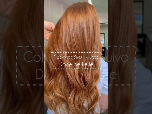 Ruivo Doce de Leite : Igora, Imedia Excellence, Majirel, AcquaFlora e Beauty Color #ruivo #coloração