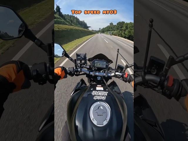 Top Speed Mt03 #motovideo #motovlog #moto #mt03