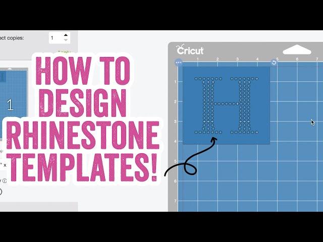 How to Create Rhinestone Templates to Use with Your Cricut and Silhouette Cutting Machines (1/2)