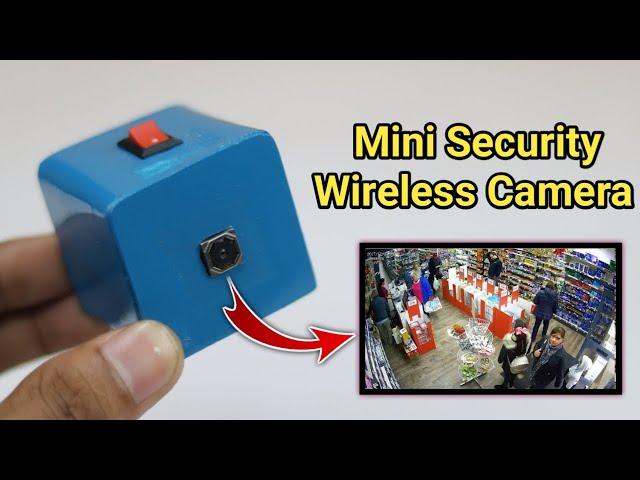 How To Make Mini Wireless Security Camera - Using Old Mobile Camera