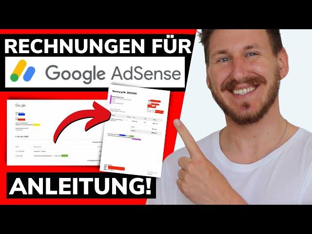 So MUSST DU ALS YouTuber für Google AdSense Einnahmen Rechnungen schreiben! + Beispiele