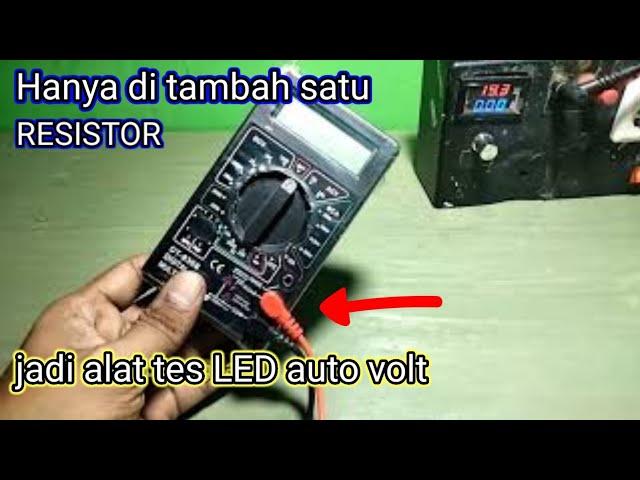 ALAT TEST LED AUTO VOLTASE/cara bikin alat tes led otomatis