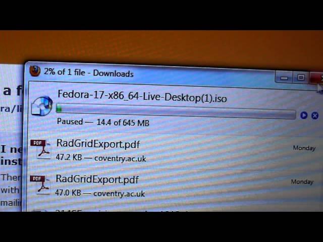 Creating an installation boot CD for Fedora 17