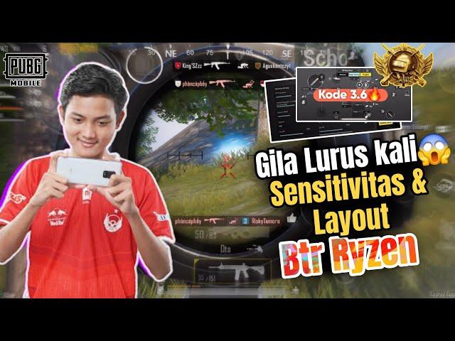 Kode Sensitivitas Ryzen Terbaru & Kode Layout Ryzen | Kode Sensitivitas PUBG & Kode Layout PUBG, NEW