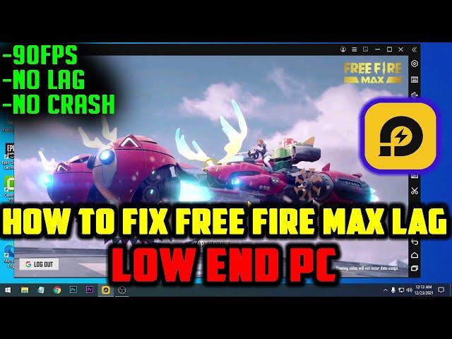 How To Fix Free Fire Max Lag In LD PLAYER | 90FPS No Lag | Low End Pc