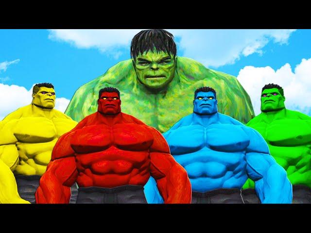 THE INCREDIBLE HULK VS TEAM HULK - EPIC BATTLE